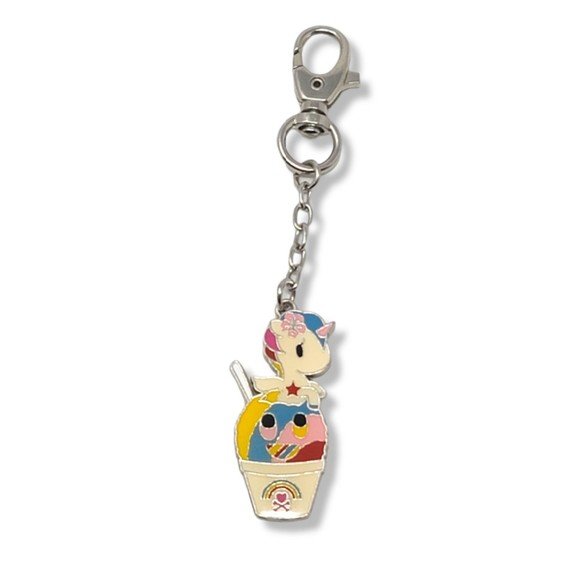 Tokidoki Keychain Buffet Shaved Ice SnowCone Rainbow Unicorno Stellina - Picture 1 of 7